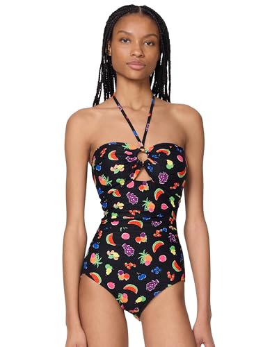 Maillot de bain une pièce gainant coupe bandeau Kate Spade femme