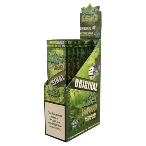 PAPEL DE CAÑAMO JUICY BLUNT SABOR NARUTAL PACK DE 2 PAPELES (CADA ESTUCHE CONTIENE 25 PACKS)