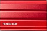 Disque dur externe de 2 To, disque dur externe pour ordinateur, USB 3.0 ultra mince type C avec USB-A, Mac, PC, ordinateur portable (rouge, 2 tb)