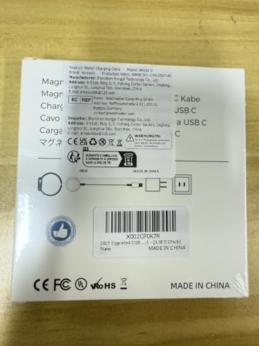 Image of 𝟐𝟎𝟐𝟔 𝐔𝐩𝐠𝐫𝐚𝐝𝐞𝐝 𝐔𝐒𝐁 𝐂 for Apple Watch Charger Magnetic iWatch Charger Accessories Wireless Portable Compatible with iWatch Series 11 /10 /9 /8 /7 /6 /SE /SE2 /5 /4 /3 /2 /1 Ultra /SE-[3.3FT /2Pack]