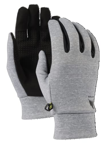 Burton Men's Touch-N-Go Glove Liners, Gray Heather, X-Large