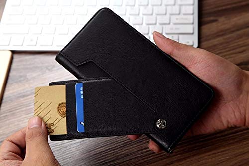 Image of ClickCase for Realme Narzo 20 pro Flipper Series Leather Wallet Flip Case Kick Stand with Magnetic Closure Flip Cover for Realme Narzo 20 pro (Black)