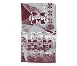 Northwest NCAA Mississippi State Bulldogs Oversized Microfiber Beach Towel, 40 x 72 Inches – Quick Dry, Sand Resistant, Lightweight, Highly Absorbent, Distorter Design