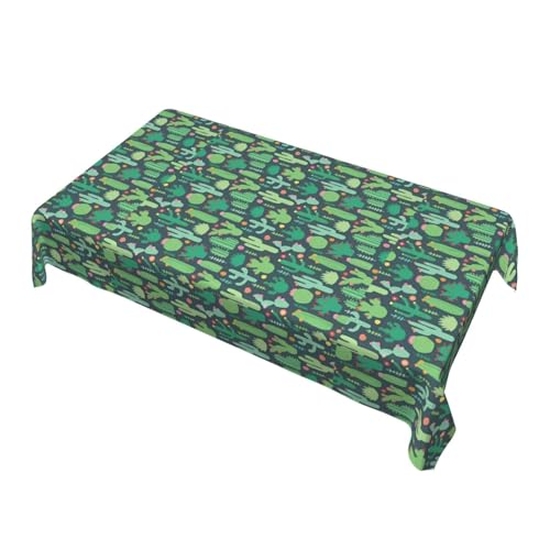 Nappe pour restaurant et décoration de table motif cactus lavable 152 x 228 - 4