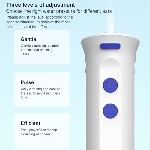 Nettoyeur d'oreilles électrique avec 3 réglages de pression d'eau - 2