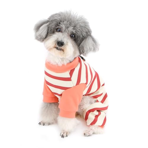 Combinaison patchwork chien avec anneau en D pull chaud extensible