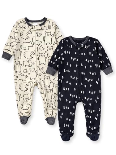 Image of TuddyBuddy 100% Cotton Multi Color Zipper Romper Sleepsuit /Romper /Jumpsuit for Baby Boy & Baby Girl