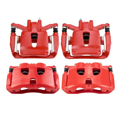 Image of TRQ Brake Caliper Set Performance Compatible with 2012-2018 Ford F-150