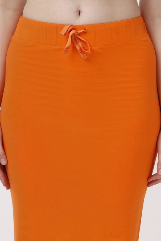 Image of Lycra Blend Cotton Saree Shapewear Petticoat for Women and Girls, Skirts Shapewear Dress for Saree