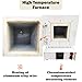 HayWHNKN Laboratory Muffle Furnace 1100℃ Integrated Intelligent Laboratory/Jewelry Processing Burnout Oven Melting Furnace for Jewelry Processing 110V 2KW
