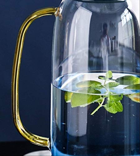 Botella de agua de vidrio de 1550ml resistente a altas temperaturas 4