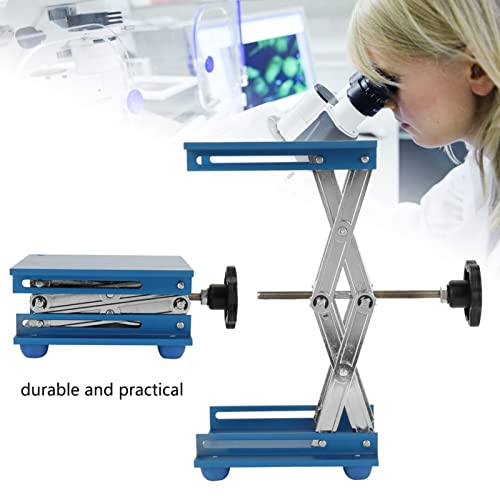 Tyenaza Aluminum Oxide Laboratory Lifting Platform Stand Scissor Rack 150 * 150 * 250mm