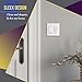 ENERLITES Decorator Light Switch or Receptacle Outlet Wall Plate, Gloss Finish, Size 2-Gang 4.50