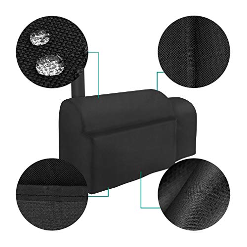 Stanbroil Grill Smoker Cover Replacement For Oklahoma Joe's Longhorn Offset Smoker, Fade And Uv Resistant, Black #TOP2
