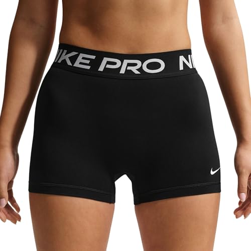 Nike NP DF 365 Mr 3In USM Pantalones Cortos para Mujer Black/White XS