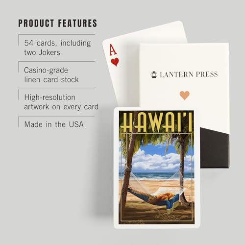 Lantern Press Hawaii, Naipes Poker 52 Cartas miniatura 3