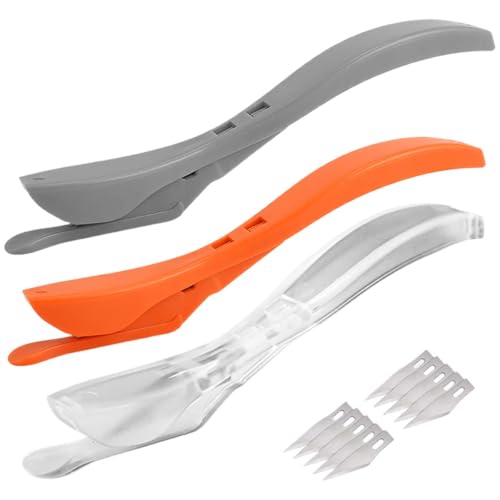LAINLOY 3PCS Safety Sliding Wrapping Cutter