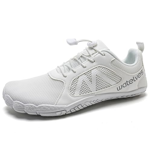 Image of WateLves Barefoot Water Shoes for Women Men Wide Toe Quick-Dry Lightweight Mesh Breathable Aqua Shoes for Beach Swim Yoga Exercise Surf Pool Boat