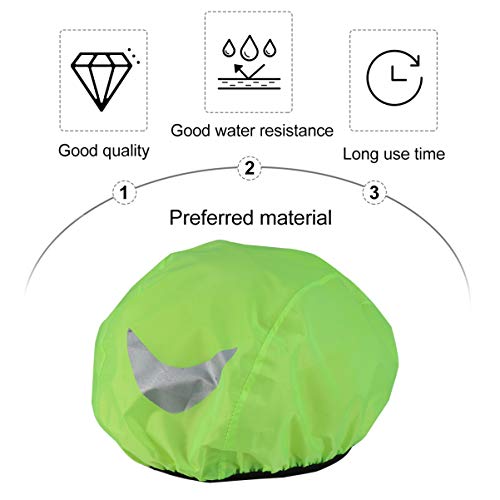 CLISPEED Capa de Capacete de Alta Visibilidade Capa de Capacete Resistente a IntempÃ©ries Com Tira R