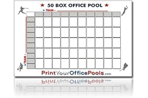 Zieglerworld Dry-Erase Super Bowl Pool Chart