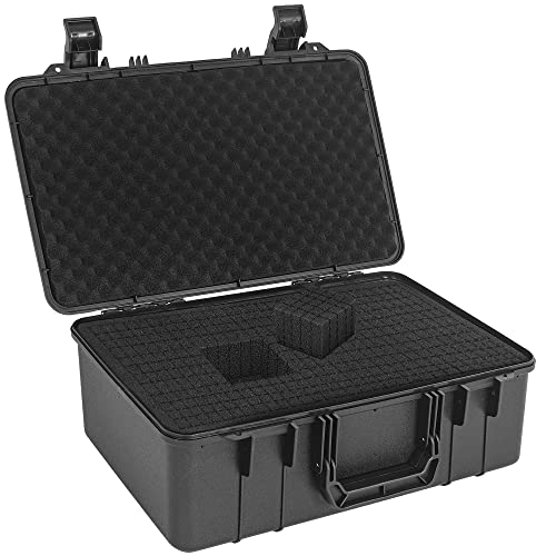 ITHWIU Protective Hard Case Shockproof Water-resistant with Customized DIY Foam fit for Camera, etc,17.3 X 11.5 X 6.5-Inch