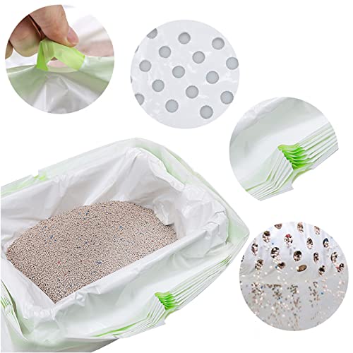 Amogato Bolsa de areia para gatos, sacos descartáveis, sacos de areia para gatos, sacos de caixa de