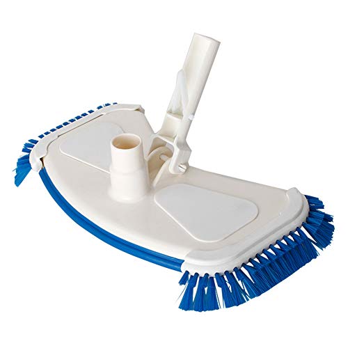 QINAIDI Swimming Pool Vacuum Head, Weighted Cleaning Pool Accessories, With Bottom Brush and Side Brush