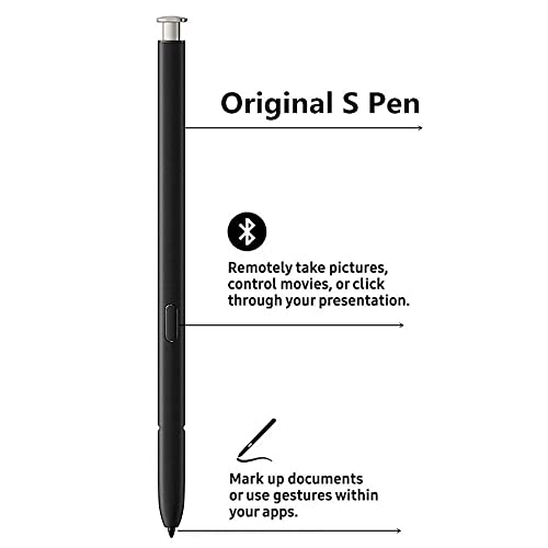 Image of Galaxy S23 Ultra S Pen (with Bluetooth) Replacement for Samsung Galaxy S23 Ultra All Versions Stylus Touch S Pen with 5pcs Tips (Cream)