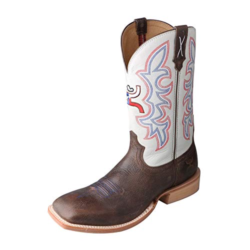 Image of Twisted X Men's Square Toe Leather Western Hooey Boot