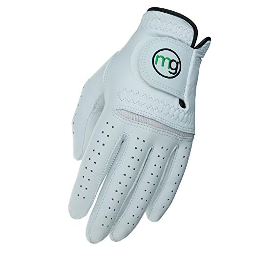 Golf Gloves Cadet - Properly Fitted Cadet Golf Gloves For Juniors | Golf Accessories MG Golf Glove Mens Left (RH Golfer) DynaGrip Elite All-Cabretta Leather (Medium-Large Cadet Size)
