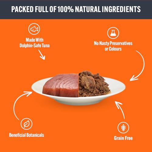 HiLife Adult Wet Cat Food, Mixed Ocean Fish in Jelly Recipes, Complete Cat Food Pouches, 100% Natural & Grain Free, Ocean Fish / Sardine with Tuna (32 x 70g Pouches) - Image 7