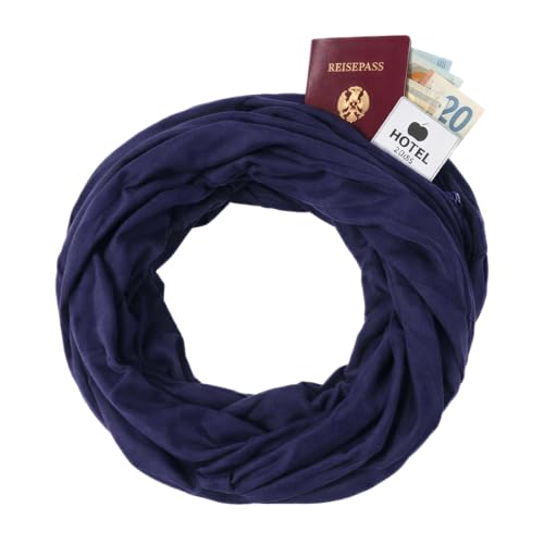 KARMA.DIEM Loop-Schal mit verstecktem Reißverschlussfach...