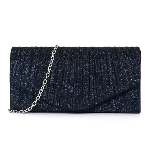 Fiorky Bolso de embrague plisado de mujeres fijas