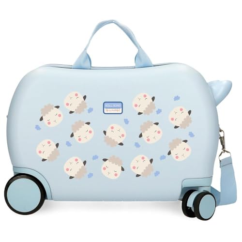 Valise enfant Joumma Roll Road Baby Pets : bagage cabine robuste en ABS pour les vacances