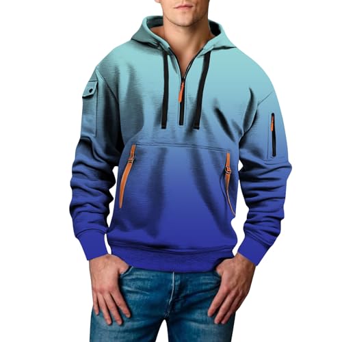 Ropa anti UV hombre con capucha y cremallera para otoño e invierno L