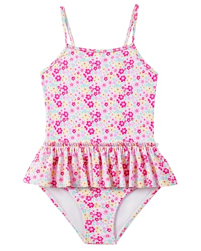 Image of Angel season Girls Swimsuits Kids Bathing Suit One Piece Swimwear with UPF 50+ Cute