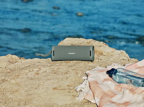 Image of Sony ULT Field 1 Wireless Ultra Portable Bluetooth Compact Speaker, IP67 Waterproof, Dustproof, Shockproof with Enhanced Bass, 12 Hour Battery and Detachable Strap, Forest Grey, UAE Model, 2024