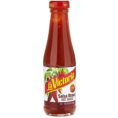 La Victoria Salsa, Brava, Hot, 8-Ounce (Pack of 6)