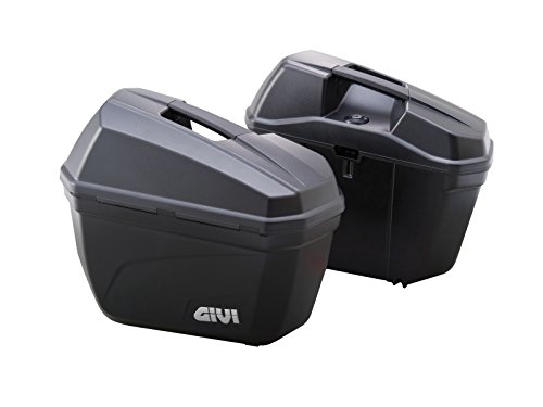 GIVI バイク用 サイドケース 各22L 未塗装ブラック 左右セット E22N 90668