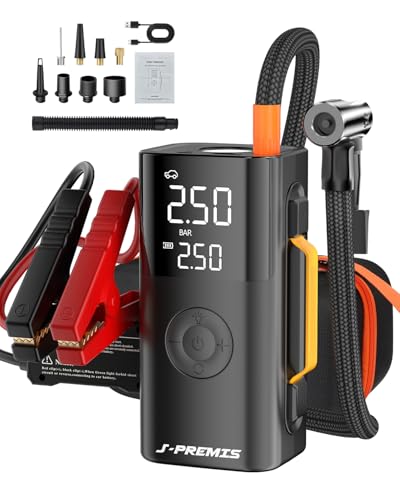 y21800mAheʁzJ-PREMIS WvX^[^[ 12Vԗp dC ő刳 150PSI [U u[@\ ^@\t jump start GWX^[^[ obe[オ΍ s[Nd4000A USBo͓ L