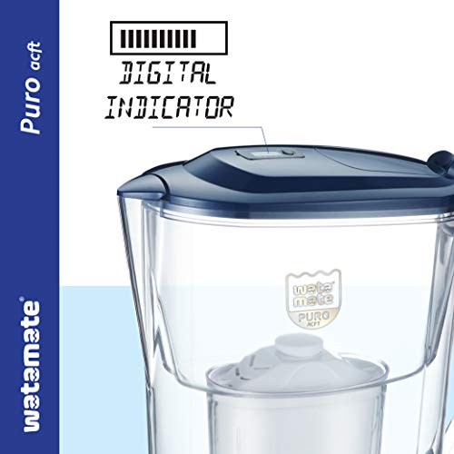 Image of Puro ACFT, 2.6 LTR Activated Carbon Water Filter jug /Pitcher (White)