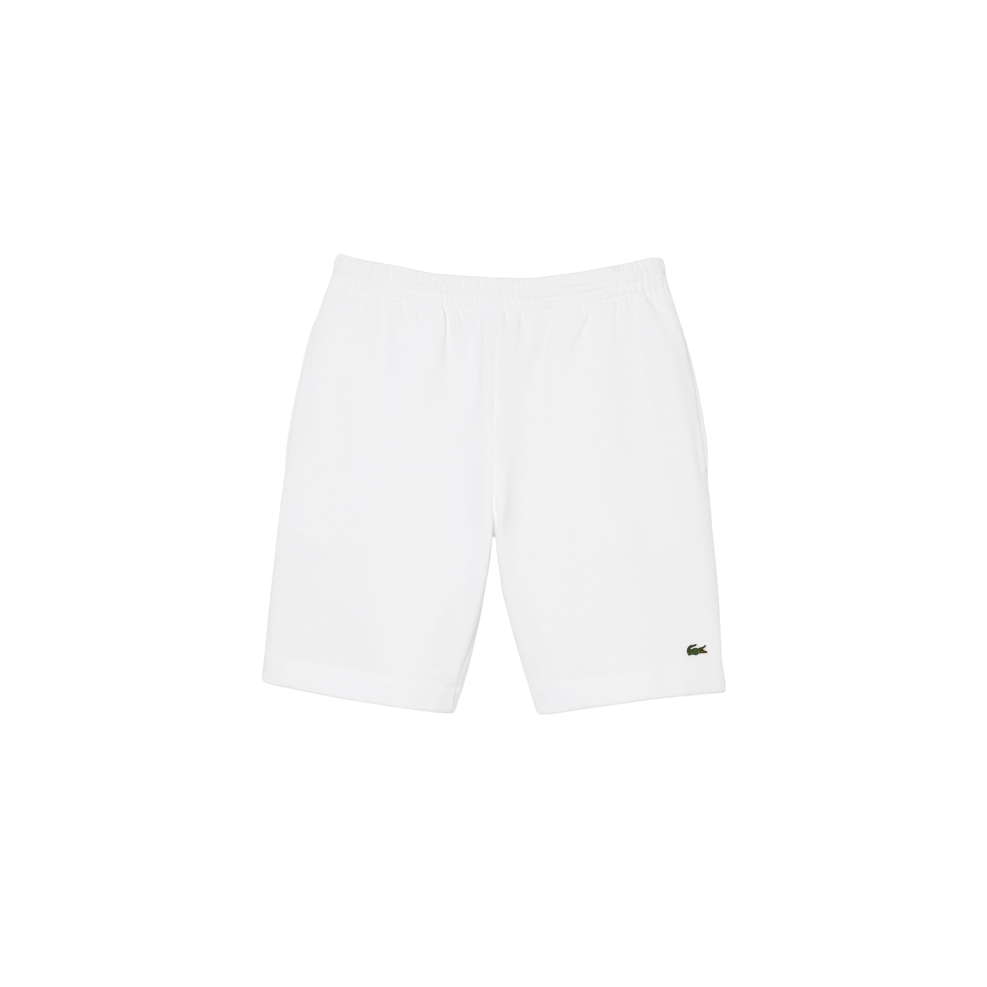 

                                                    Lacoste Men's Regular Fit Fleece Shorts, White, 3X