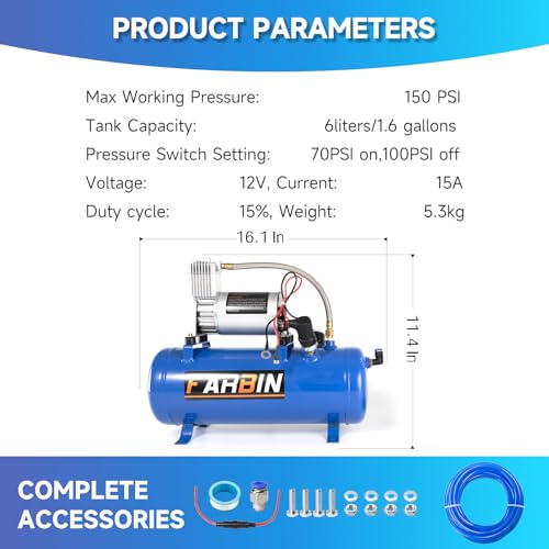 FARBIN 1.6gal Air Compressor