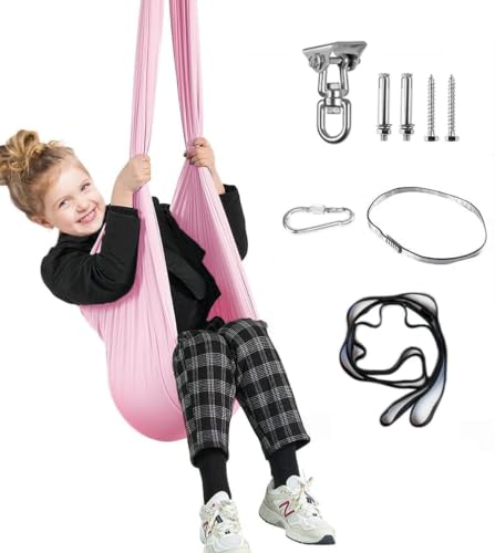 Aokitec Sensory Swing for Kids & Adult, Indoor Outdoor...