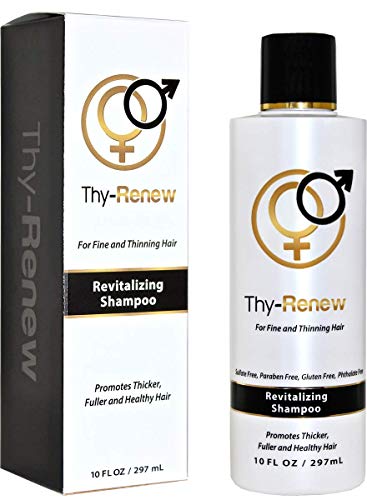 Thy-Renew: Revitalizing Shampoo - Hair Strengthening Shampoo- 10 fl. oz. - Stimulate & Nourish the Scalp, Promote Healthy Hair Growth, Sulfate Free