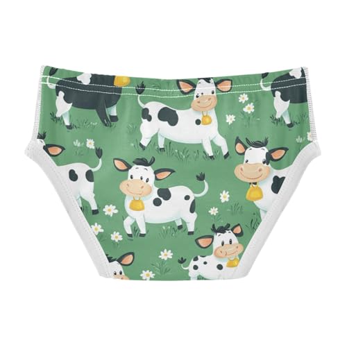 Wusikd Cute Boys' Underwear Cotton Funny Cows Boys Briefs Soft Toddler Underwear 2T2