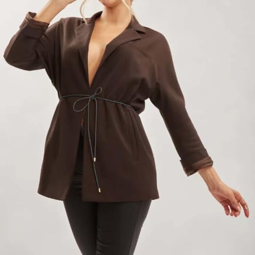 PU Leather Braided Waist Belt Women Decorative Knitted Rope Long String Boho Wrap Skinny Waistband Thin Woven Tie Knot Cord Belt for Women Jeans Pants Dress Skirt (Black)4