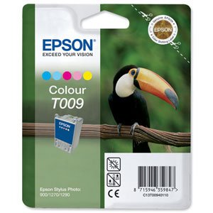 Cartouche encre Epson T009 couleur C13t00940210 lot de 2 pour impression jet d'encre