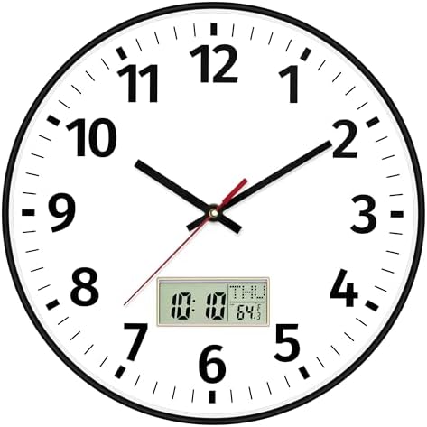 FUANA Vintage Flip Page Clock Automatic Turning Quartz Time