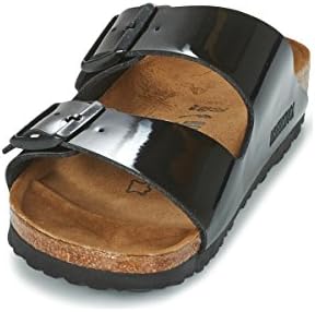 Birkenstock Women's Back Open Toe Sandals, Black (Schwarz Lack), 8 | Image 2